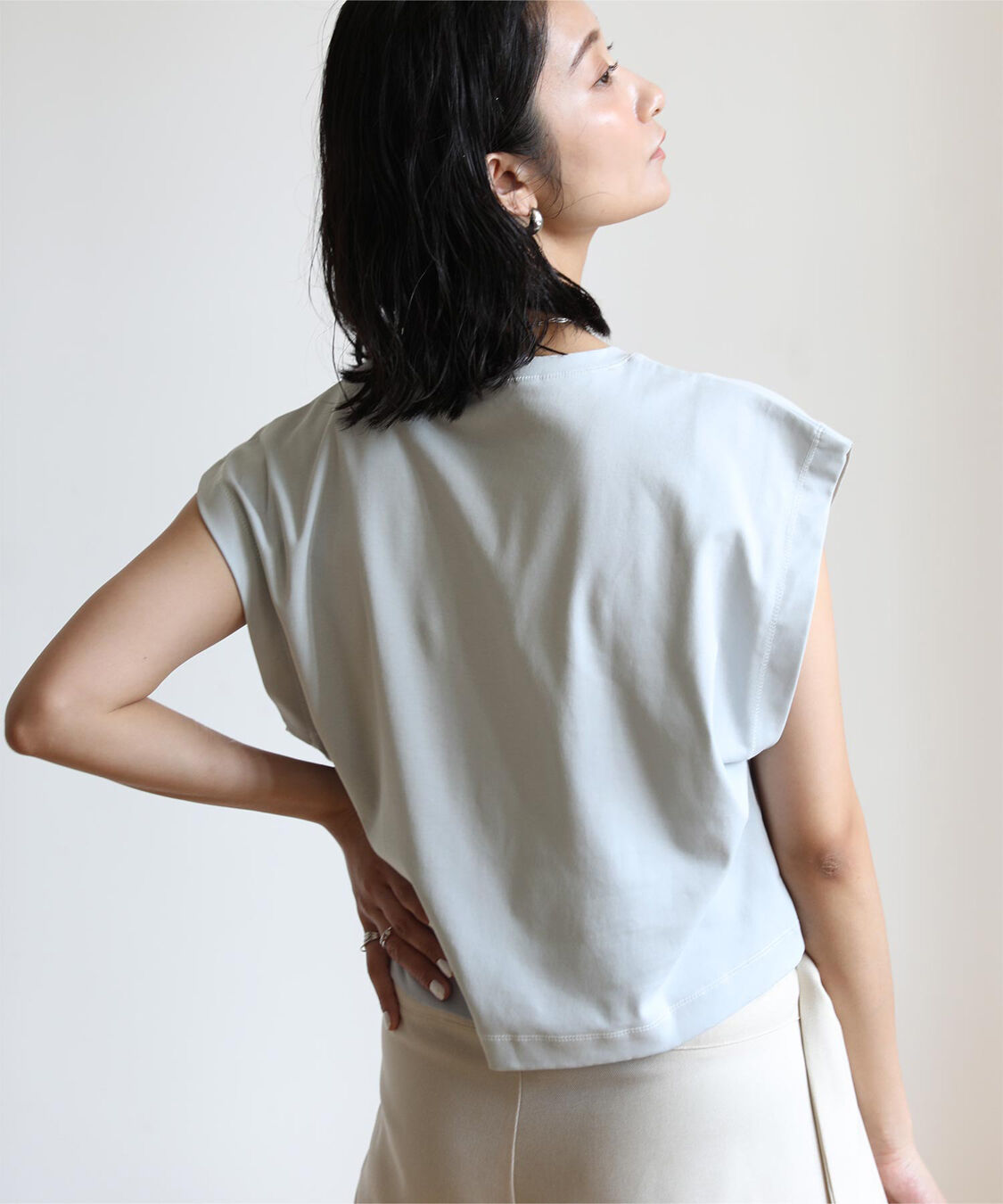 ur's「汗染み防止ワイドスリーブTシャツ」|Tシャツ・カットソー|