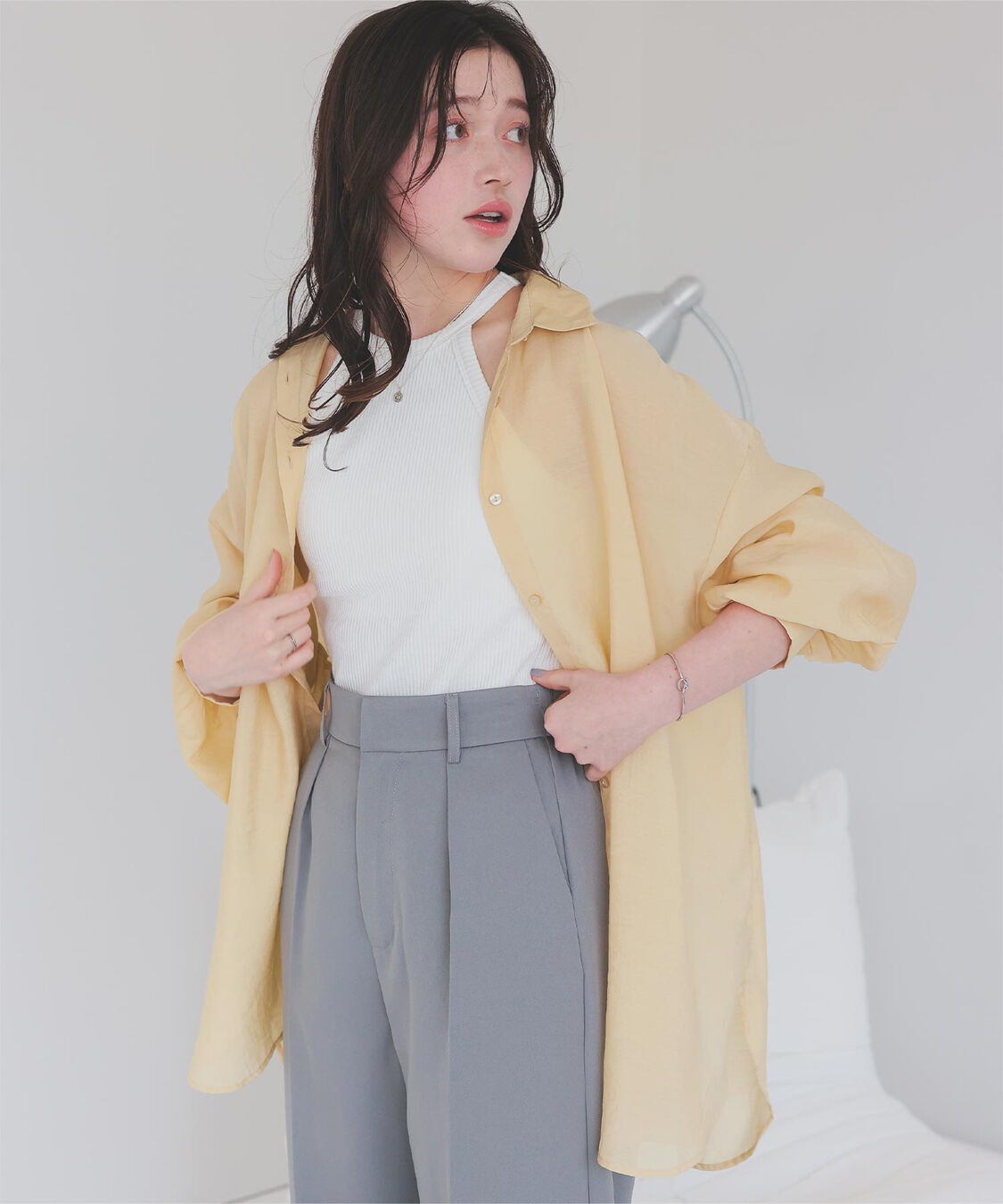 titivate「ベーシックシアーシャツ」|シャツ・ブラウス|