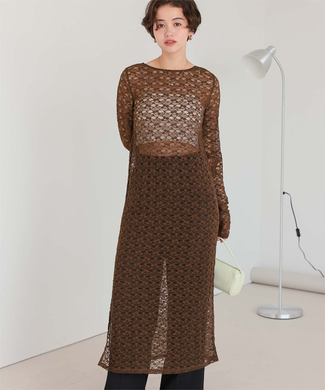 titivate「フラワーレースワンピース」|ワンピース|