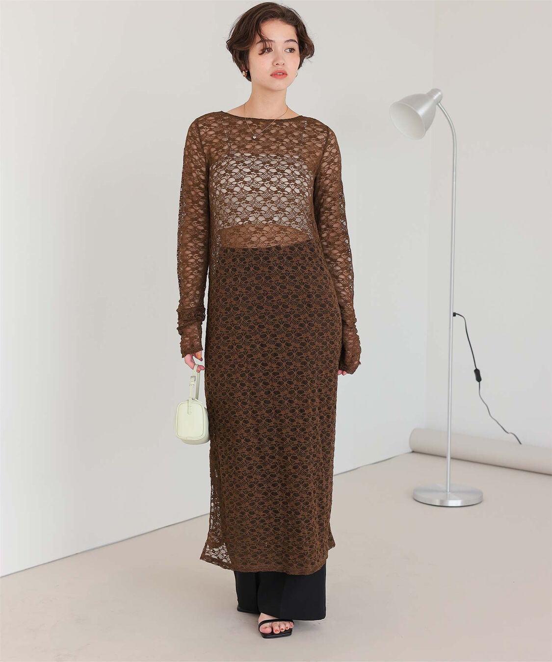 titivate「フラワーレースワンピース」|ワンピース|