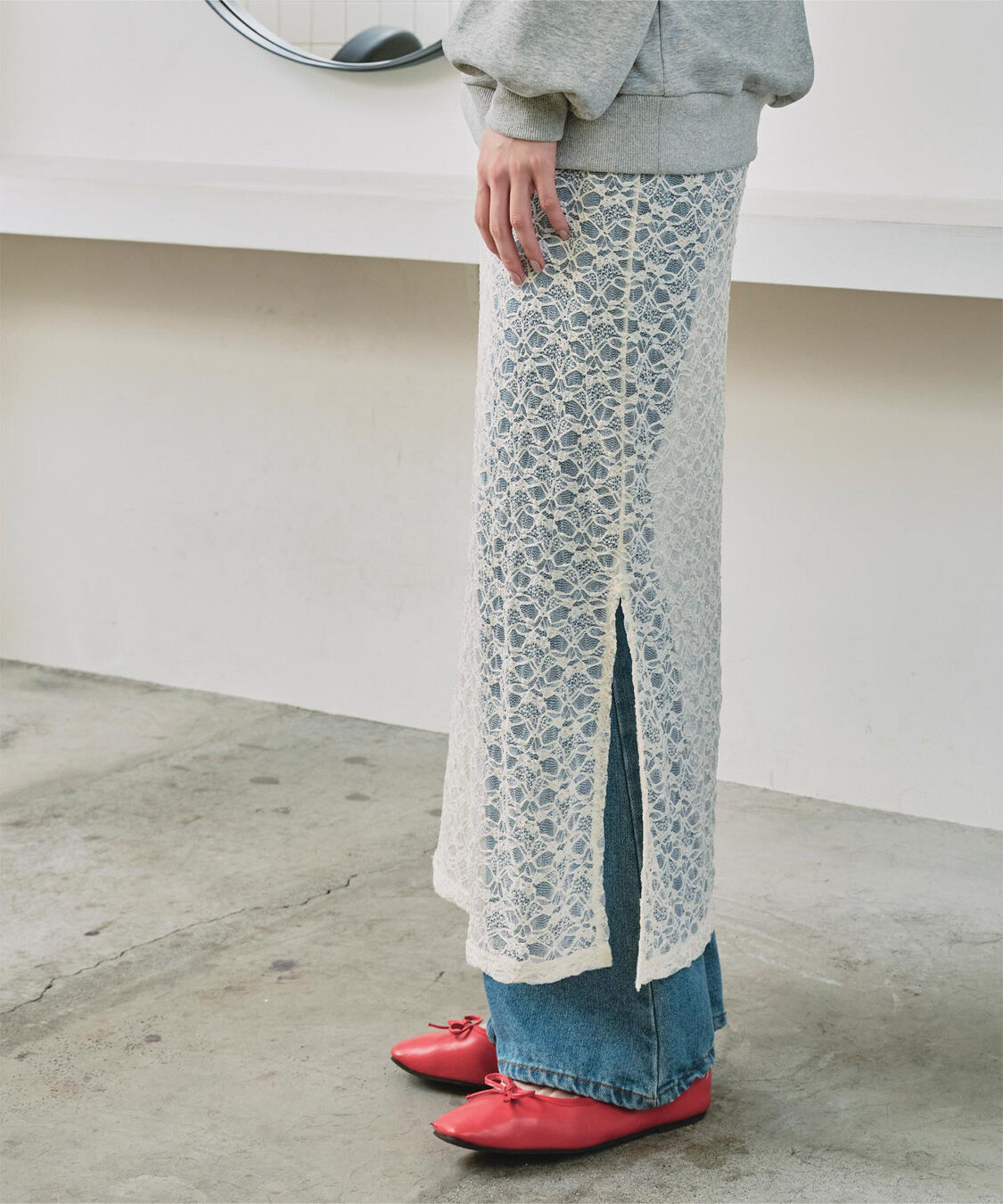 titivate「フラワーレースワンピース」|ワンピース|