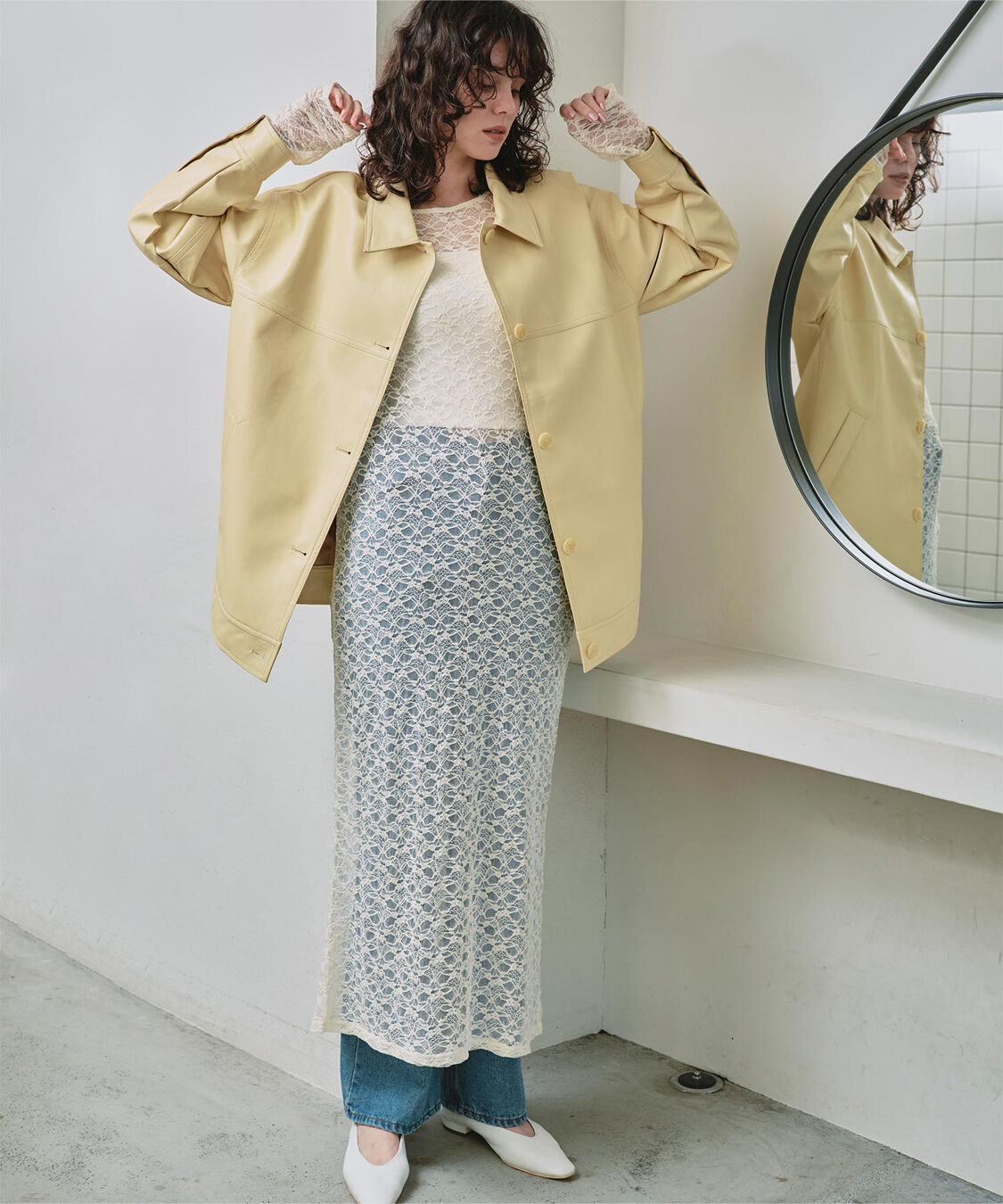 titivate「フラワーレースワンピース」|ワンピース|