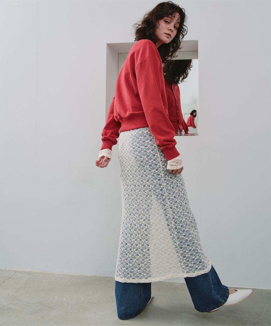 titivate「フラワーレースワンピース」|ワンピース|