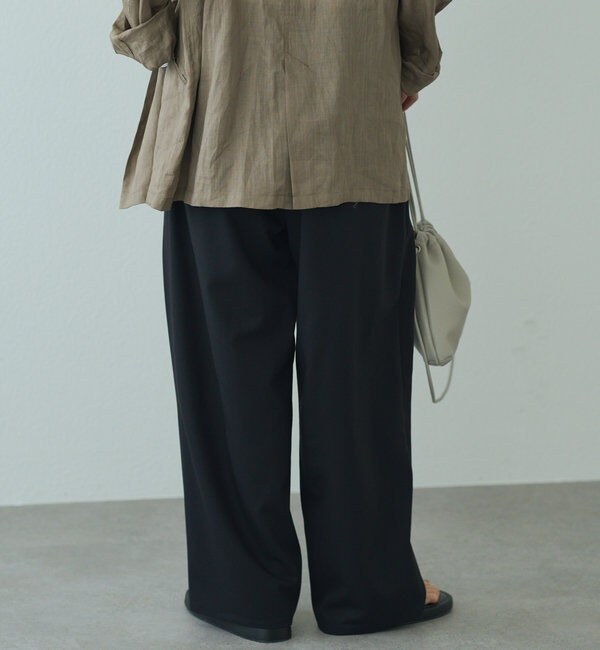  「【新色追加】ツータックウエストゴムストレッチパンツ」|その他|