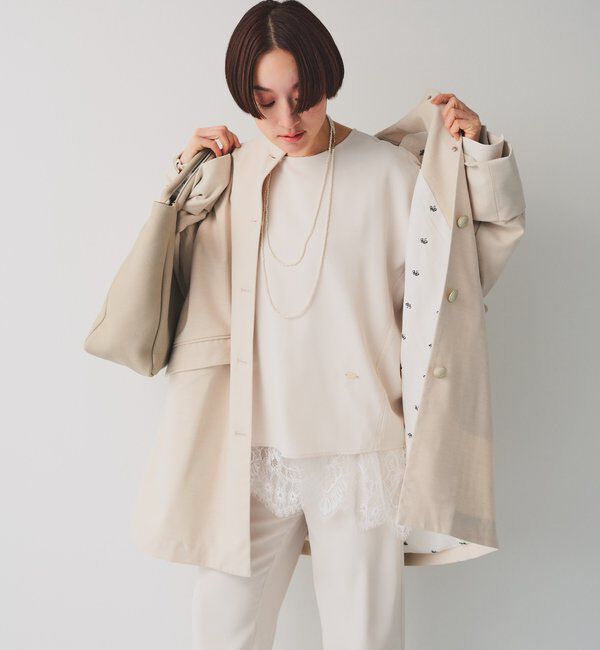  「ノーカラーコート」|ノーカラーコート|