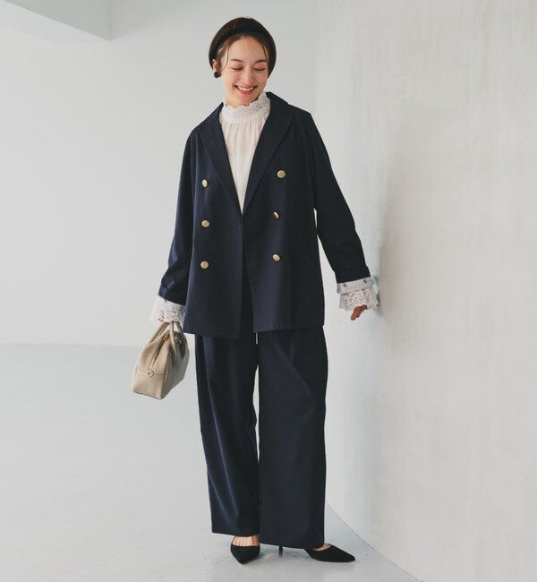  「【セットアップ対応】TRダブルデザインテーラードジャケット」|テーラードジャケット|