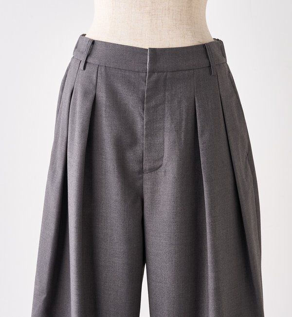  「【SMLサイズ展開】【セットアップ対応】TRツータックスラックスパンツ」|スラックス|