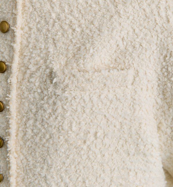  「アソートツィードノーカラージャケット」|ノーカラージャケット|