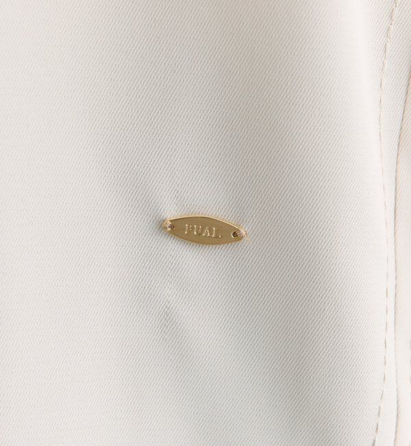  「【Du noir】ハンド風ステッチストレッチジョーゼットプルオーバー」|シャツ・ブラウス|