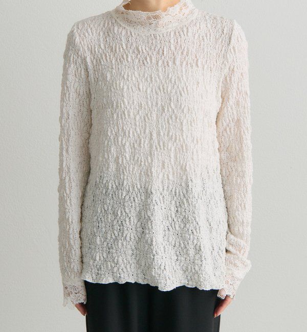  「ダブルストレッチレースカットソー」|Tシャツ・カットソー|