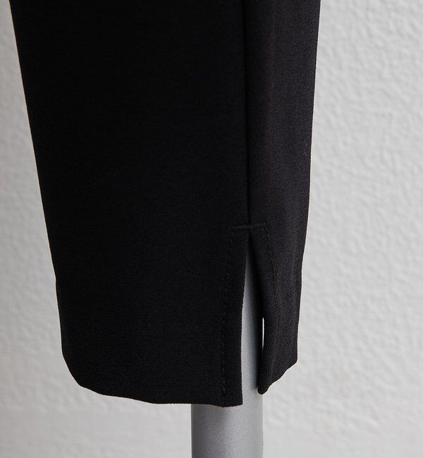  「【Du noir/セットアップ対応】ストレッチジョーゼットインスリットパンツ」|その他|