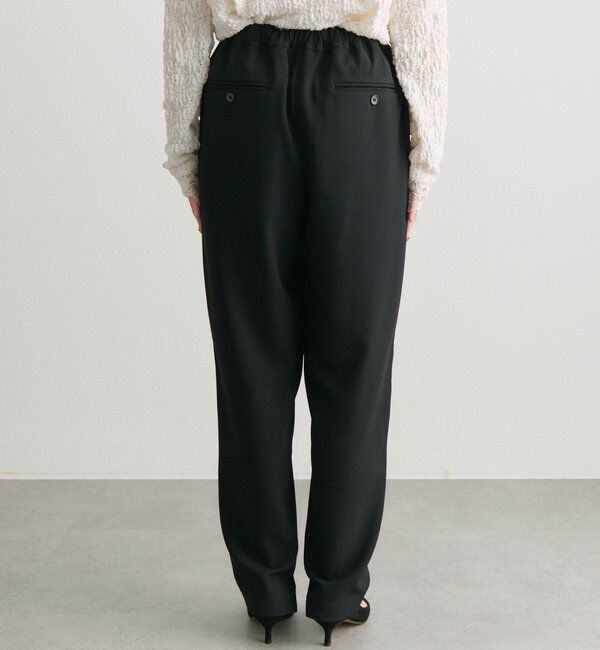  「【Du noir/セットアップ対応】ストレッチジョーゼットインスリットパンツ」|その他|