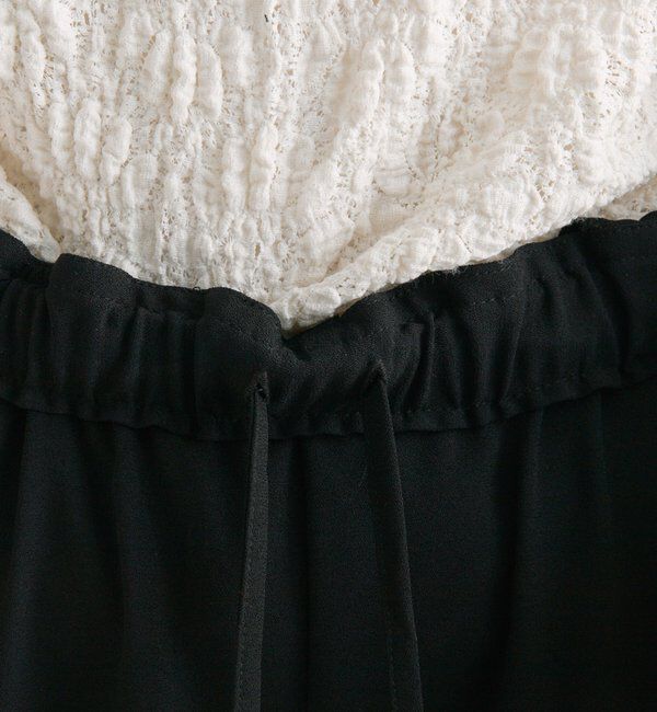  「【Du noir/セットアップ対応】ストレッチジョーゼットインスリットパンツ」|その他|