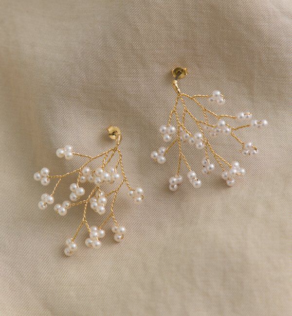  「パールツイッグピアス」|ネックレス|