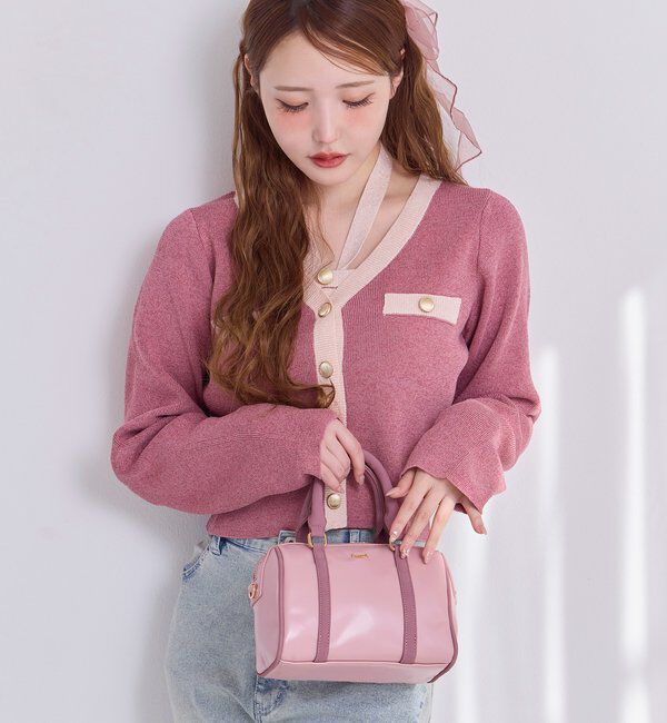  「セット対応/配色ラメニットビスチェ」|ニット・セーター|