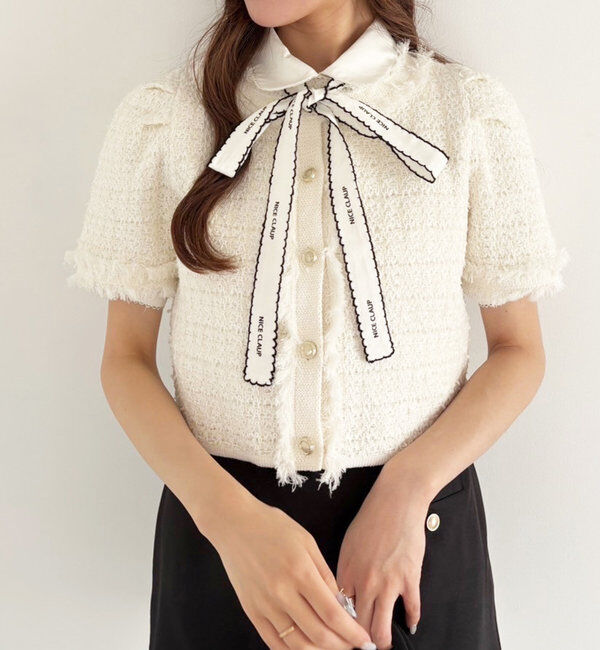  「ロゴボウタイブラウス」|シャツ・ブラウス|