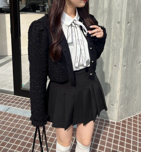  「ロゴボウタイブラウス」|シャツ・ブラウス|