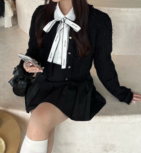  「ロゴボウタイブラウス」|シャツ・ブラウス|