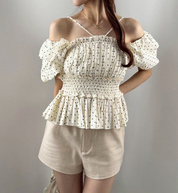  「プリーツシャーリングブラウス」|シャツ・ブラウス|