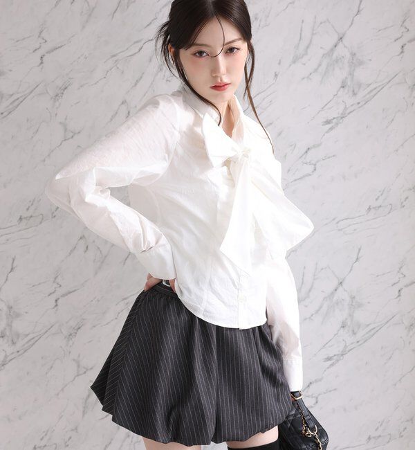  「【premiumorder】バルーンミニスカート／サイズ展開あり」|スカート|