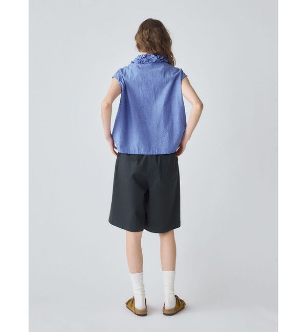 MidiUmi「MidiUmi ボリュームフリルカラーシャツ」|シャツ・ブラウス|