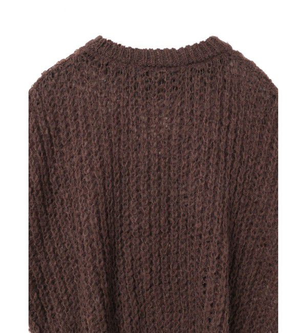 mizuiro ind「mizuiro ind ヘアリーコクーンワイドベスト」|ニット・セーター|