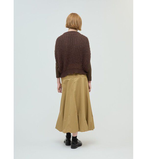 mizuiro ind「mizuiro ind ヘアリーコクーンワイドベスト」|ニット・セーター|