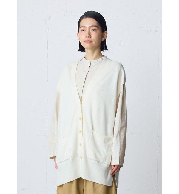 MidiUmi「MidiUmi ロングニットベスト」|ベスト・ジレ|