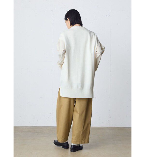 MidiUmi「MidiUmi ロングニットベスト」|ベスト・ジレ|