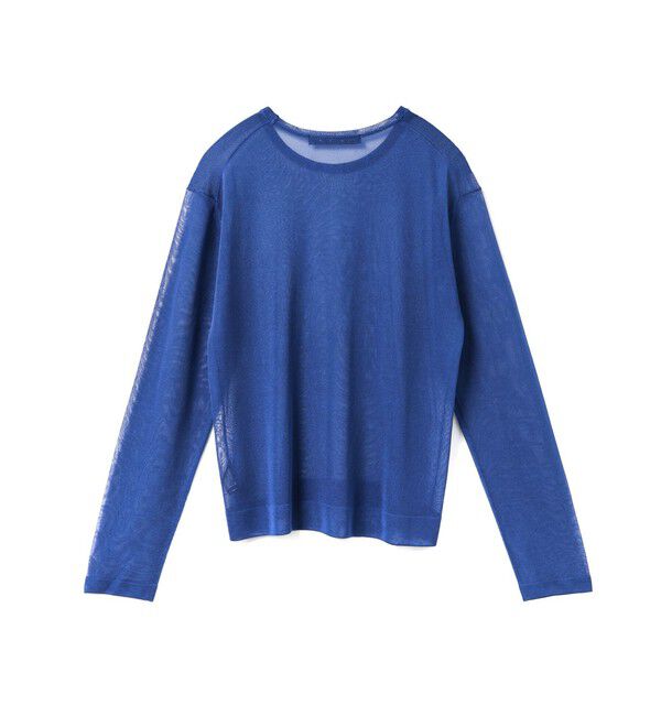 mizuiro ind「mizuiro ind シアークルーネックプルオーバー」|ニット・セーター|