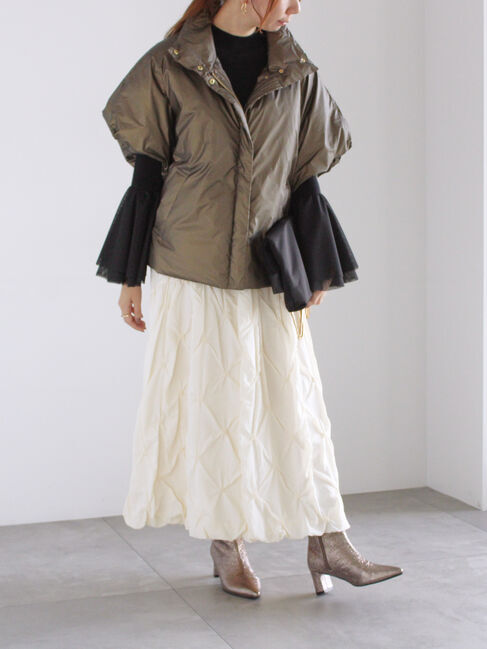 Te chichi「チュールフレアスリーブニットプルオーバー」|ニット・セーター|