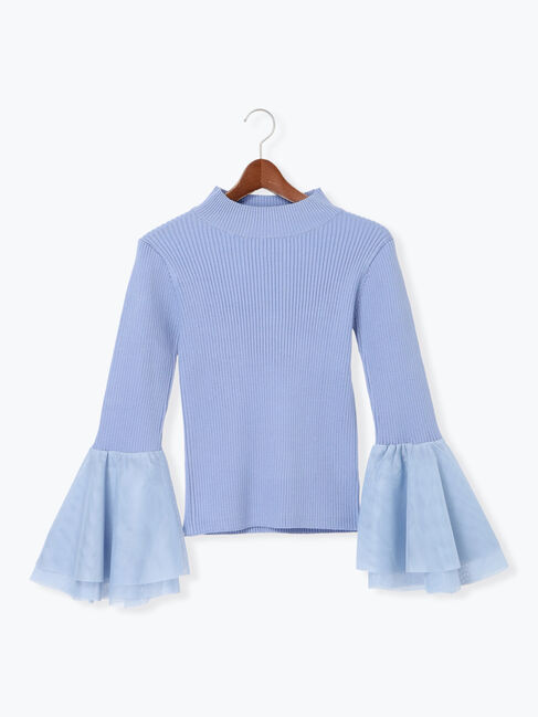 Te chichi「チュールフレアスリーブニットプルオーバー」|ニット・セーター|