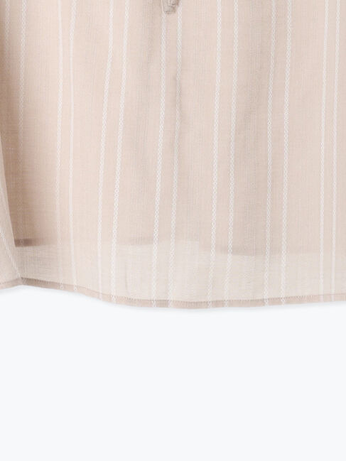 Lugnoncure「カラミストライプブラウス」|シャツ・ブラウス|