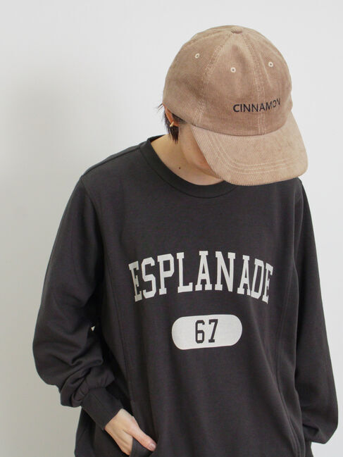 Samansa Mos2「ロゴプリントゆるスウェット」|Tシャツ・カットソー|