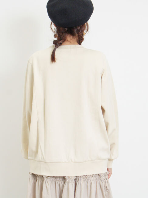 Samansa Mos2「ロゴプリントゆるスウェット」|Tシャツ・カットソー|