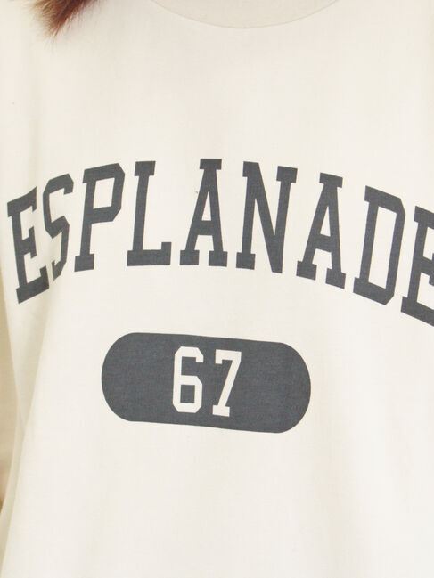 Samansa Mos2「ロゴプリントゆるスウェット」|Tシャツ・カットソー|