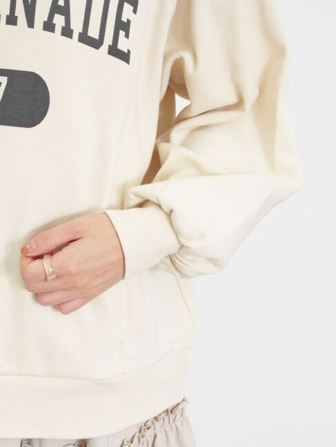 Samansa Mos2「ロゴプリントゆるスウェット」|Tシャツ・カットソー|