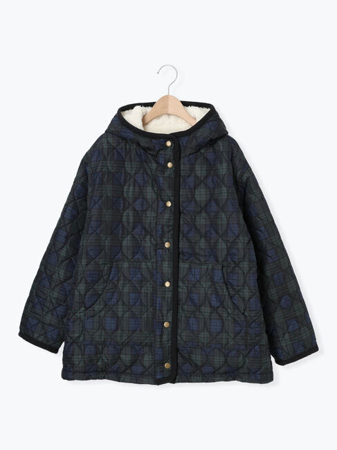 Samansa Mos2「【撥水加工】リバーシブルボアブルゾン」|ブルゾン・スタジャン|