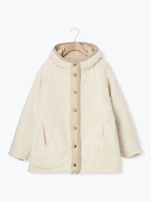 Samansa Mos2「【撥水加工】リバーシブルボアブルゾン」|ブルゾン・スタジャン|