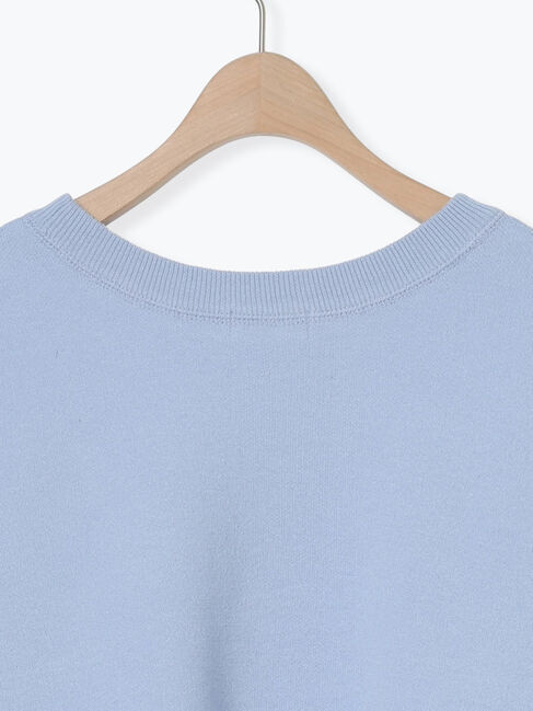 Samansa Mos2「ワッペン付スウェットライクニット」|ニット・セーター|