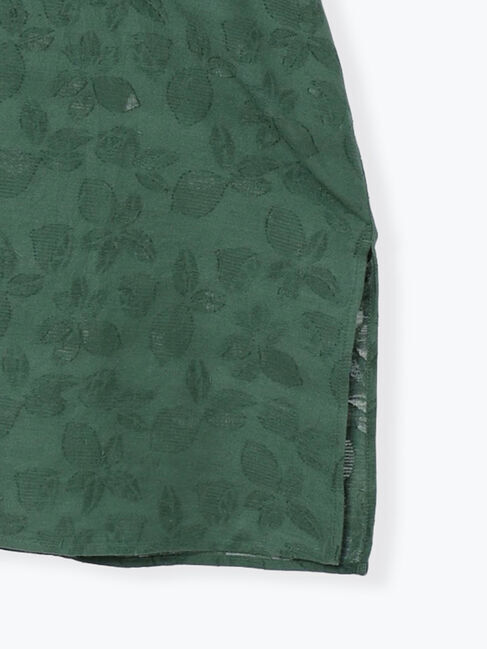 Samansa Mos2「レモン柄ジャカードチュニック」|シャツ・ブラウス|