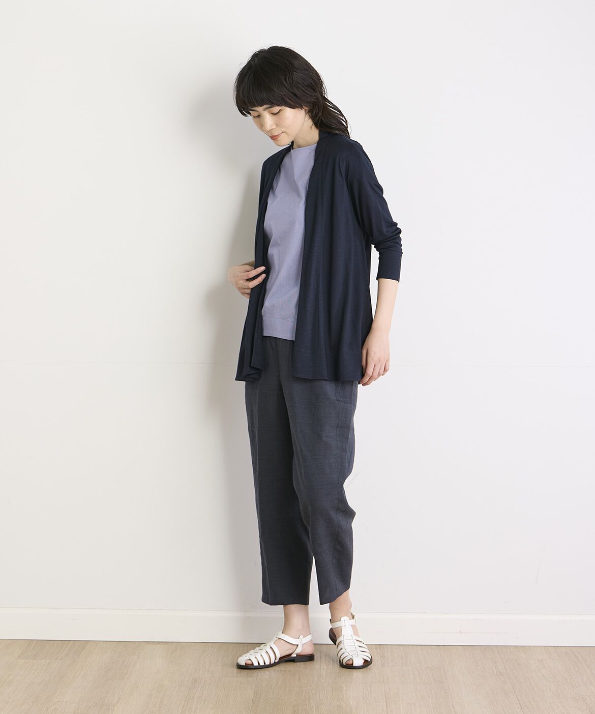 DAY by DAY it&rsquo;s international「さらさらカーデ」|カーディガン|ネイビー