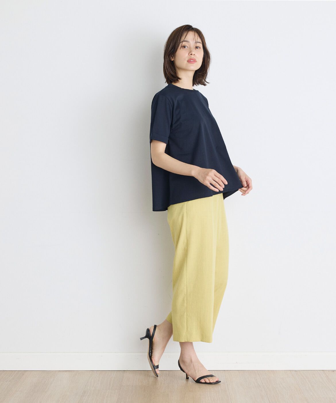 7-IDconcept.「《大きいサイズ》フレアシルエットカットソー」|Tシャツ・カットソー|