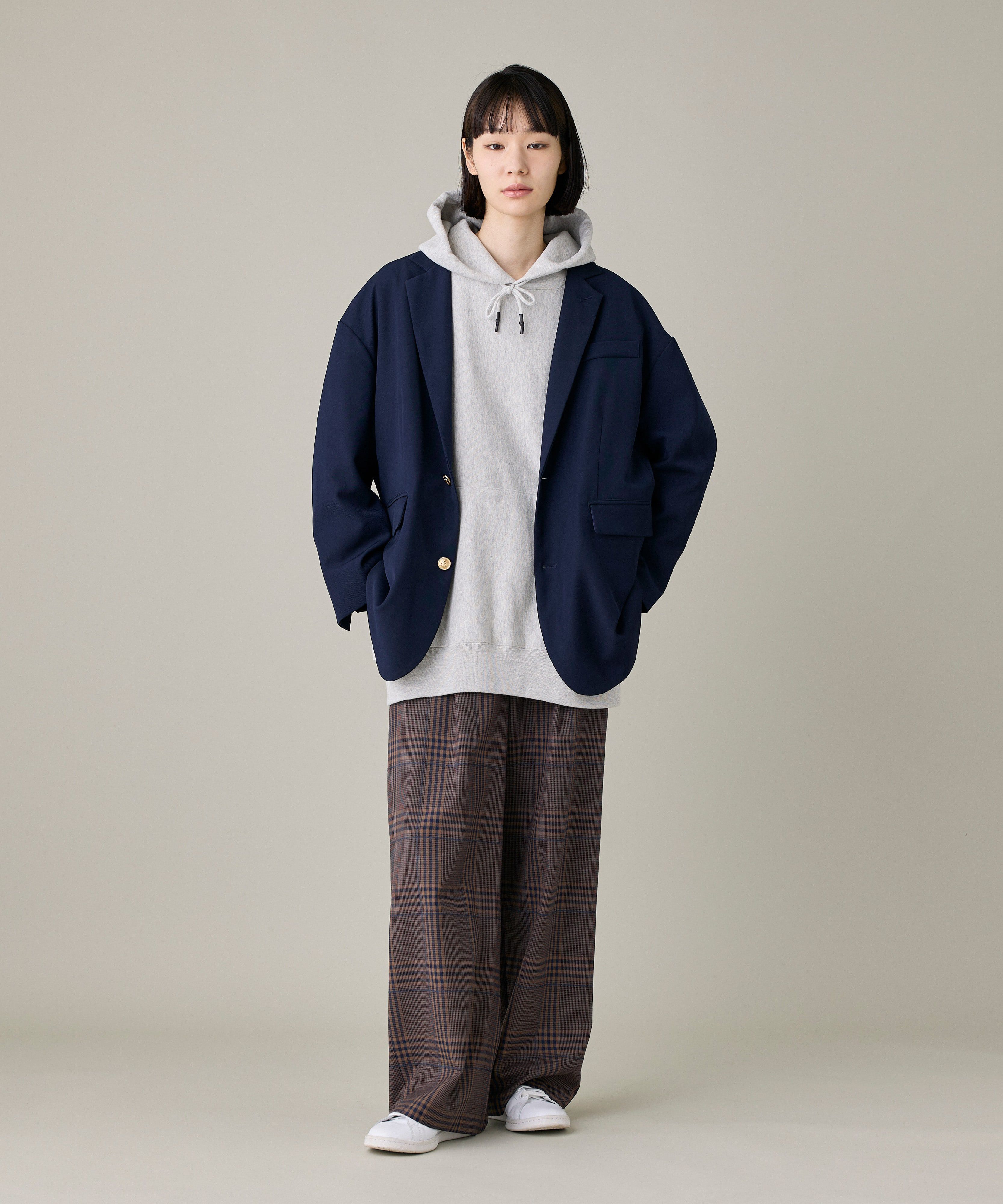 I.T.'S international「《ユニセックス》オーバーサイズ裏毛プルオーバーパーカー」|パーカー|