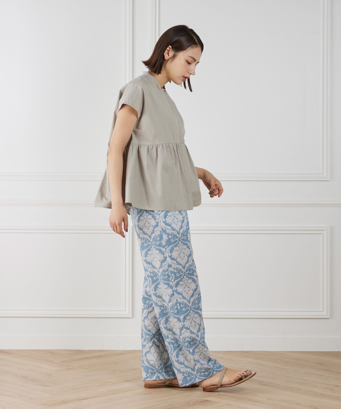 7-IDconcept.「ペプラムブラウス」|シャツ・ブラウス|