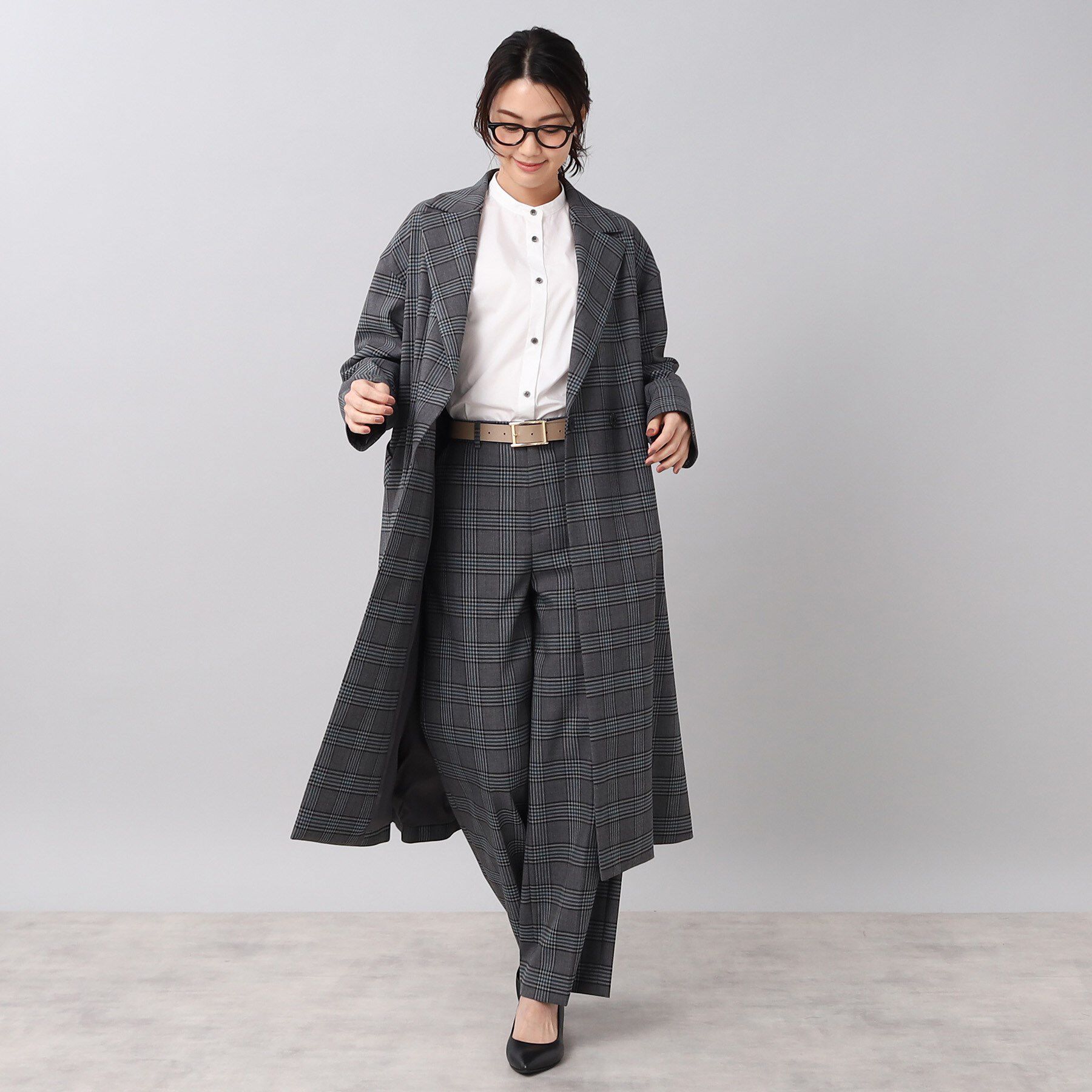 UNTITLED「【リバーシブル】Hバックルベルト」|ベルト|