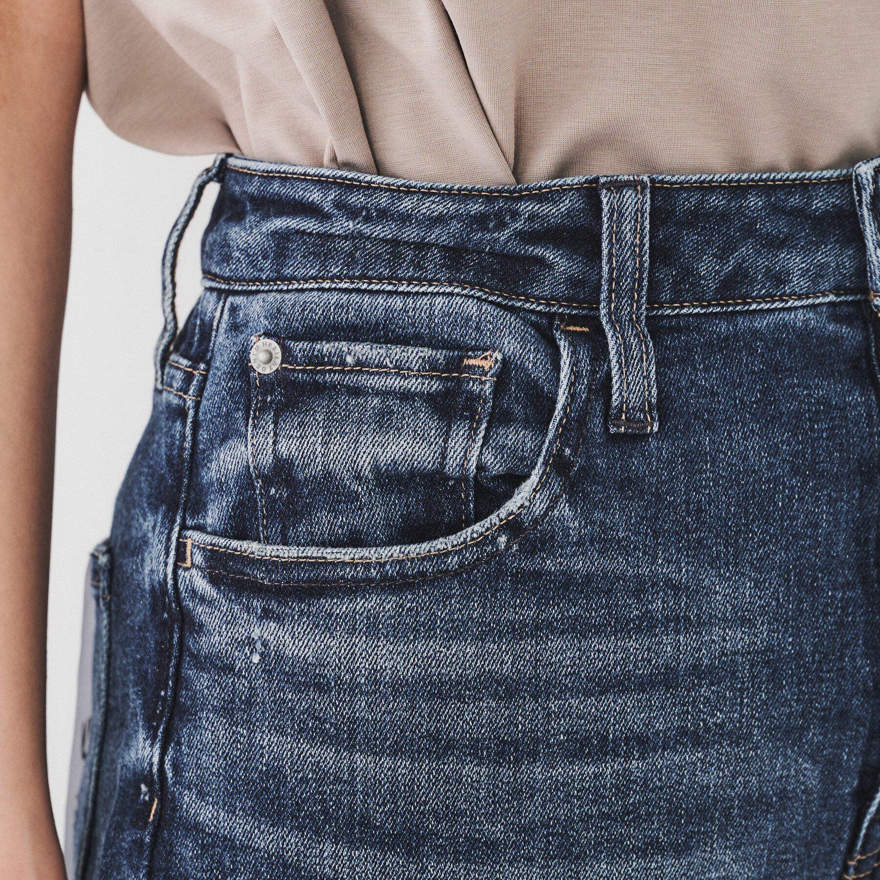 UNTITLED「【Healthy DENIM】 Pink Pepper（ピンクペッパー）ワイドストレートデニム」|デニム|