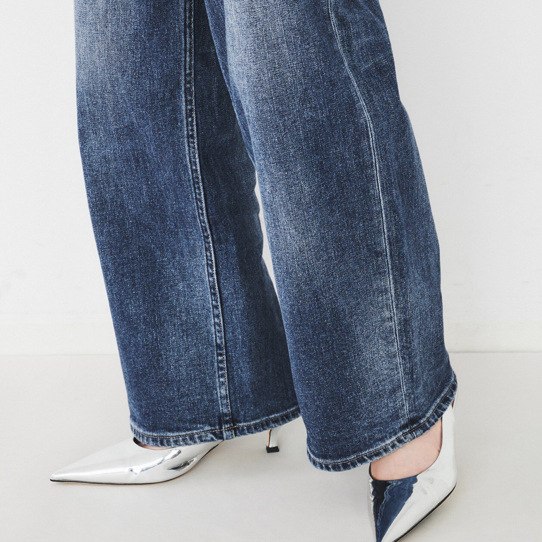 UNTITLED「【Healthy DENIM】 Pink Pepper（ピンクペッパー）ワイドストレートデニム」|デニム|