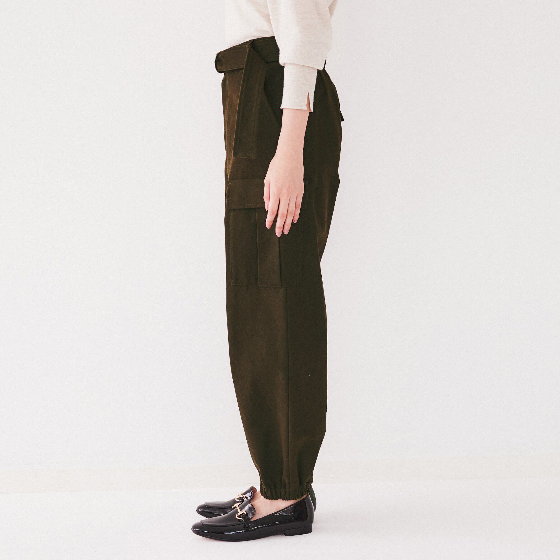 UNTITLED「【コットン100/イタリア素材】コットンモール カーゴパンツ」|その他|