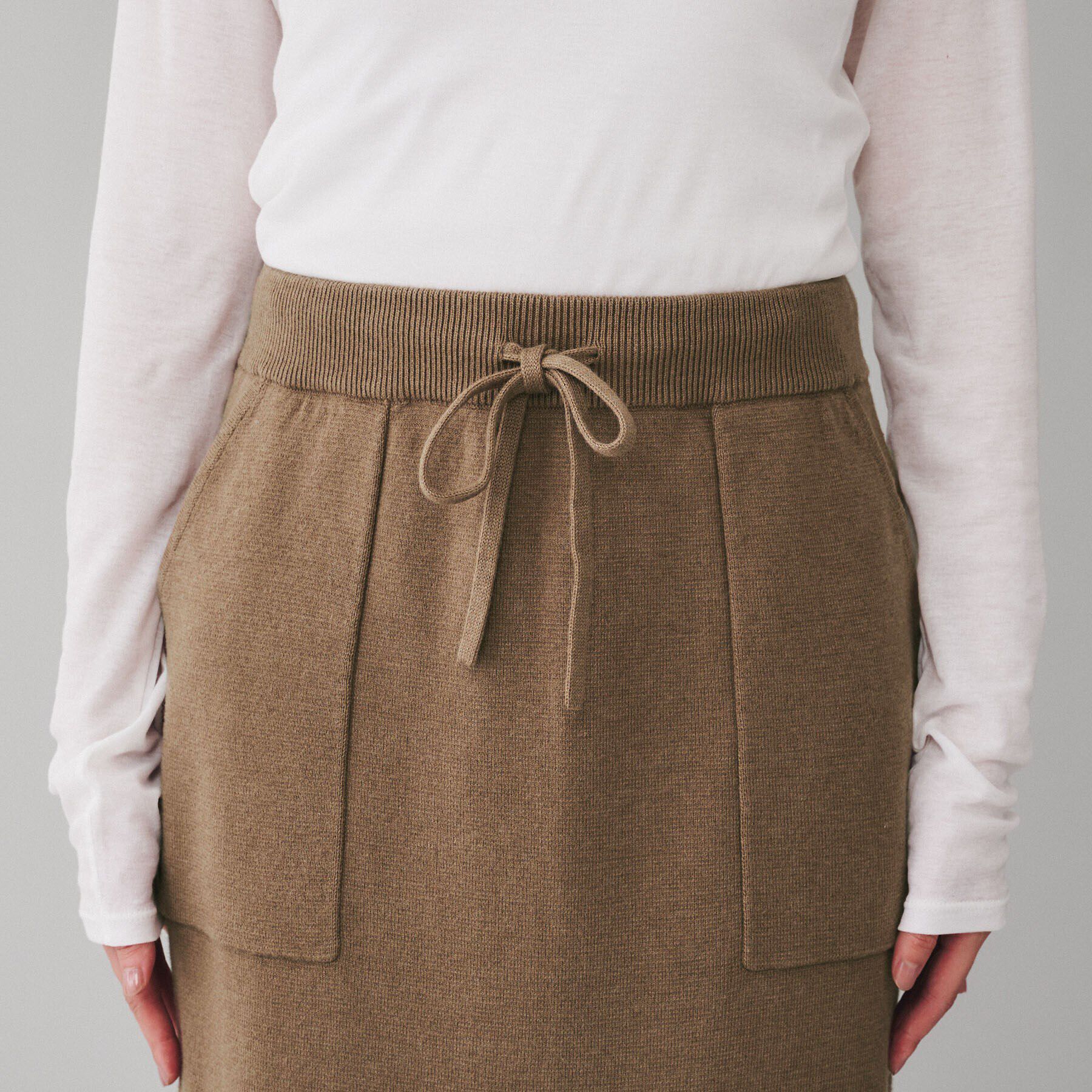 UNTITLED「【Liyoca】ミラノリブロングスカート」|スカート|